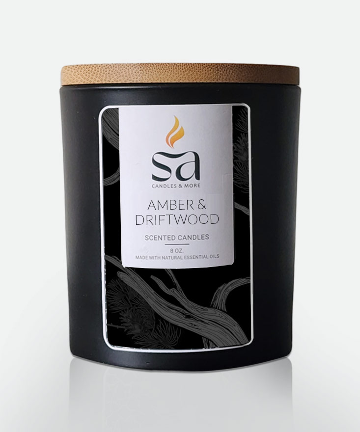 Amber & Driftwood Candle