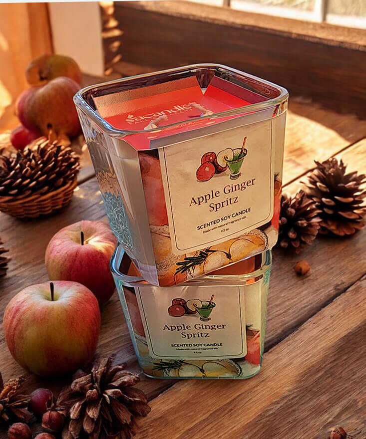 Apple Ginger Spritz Candle-hover