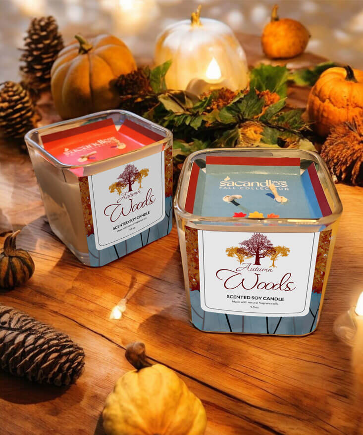 Autumn Woods Candle-hover