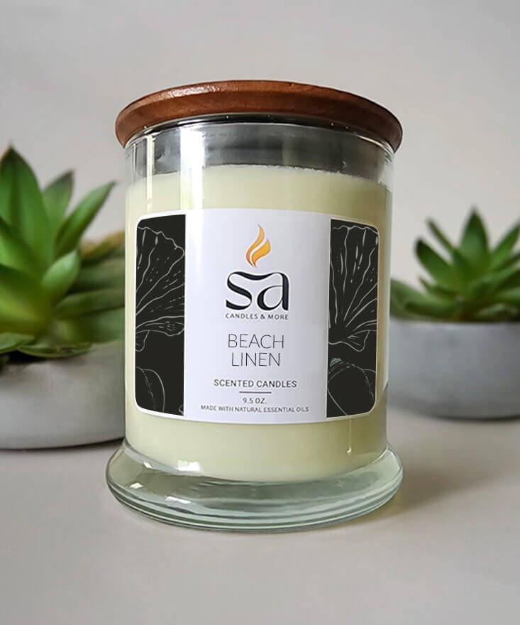 Beach Linen Candle