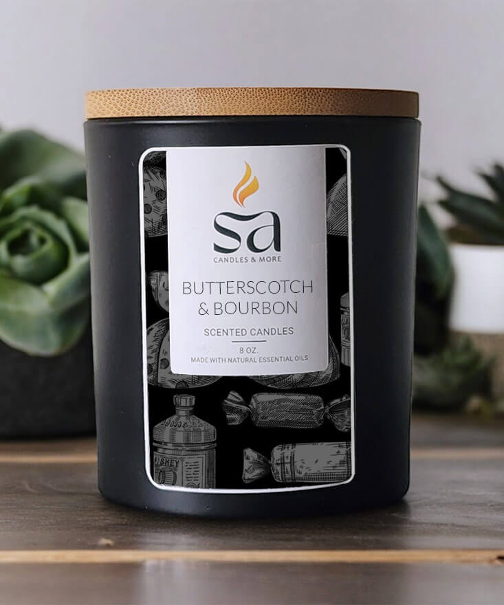 Butterscotch & Bourbon Candle-hover