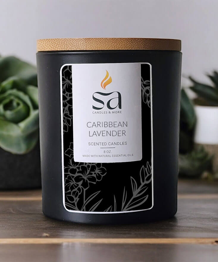 Caribbean Lavender Candle-hover