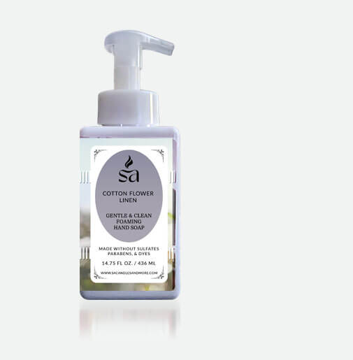 Cotton Flower Linen Foaming Hand Soap
