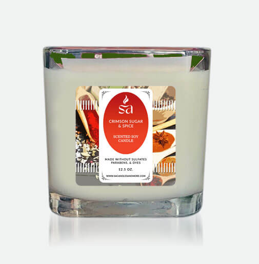Crimson Sugar & Spice Top Offer 2 Wick Candles