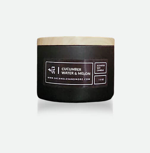 Cucumber Water & Melon Single Wick Candles