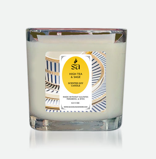High Tea & Sage 2 Wick Candles
