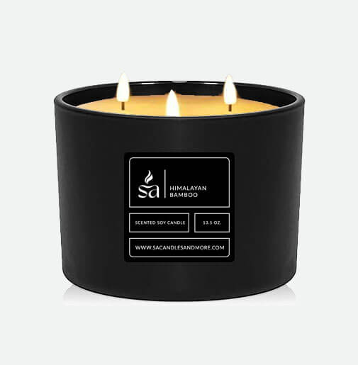 Himalayan Bamboo Three Wick Candles hover