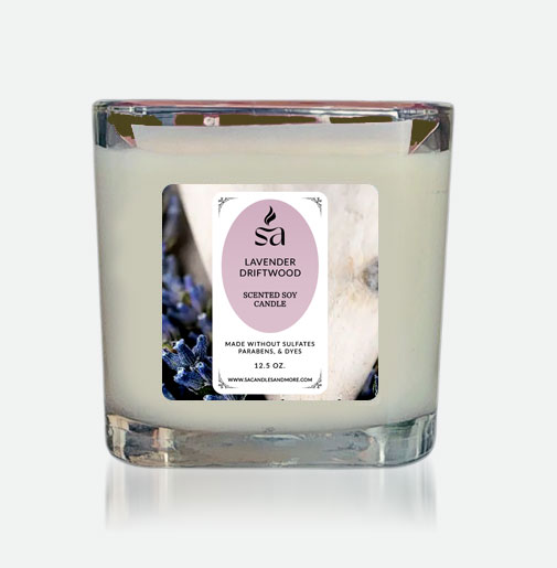 Lavender Driftwood 2 Wick Candles