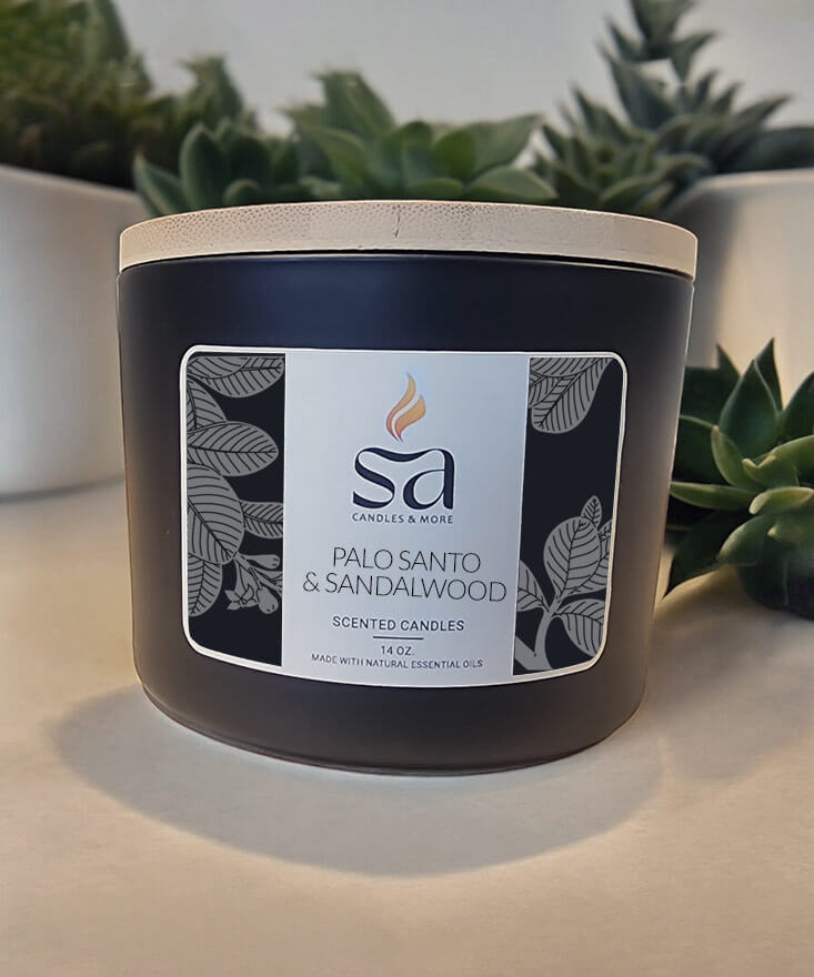 Palo Santo & Sandalwood Candle