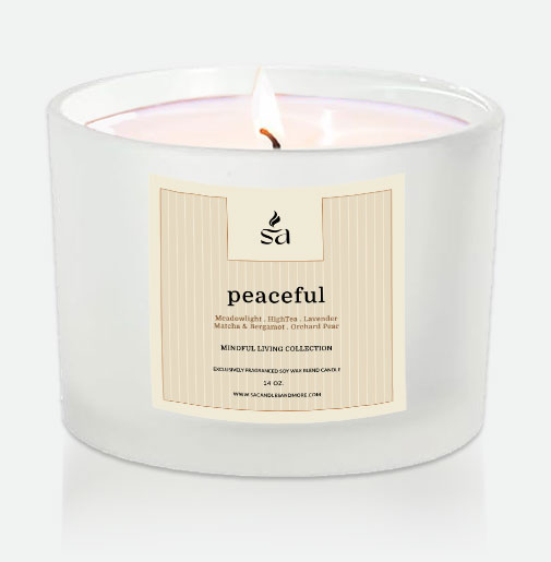 Peaceful Three Wick Candles