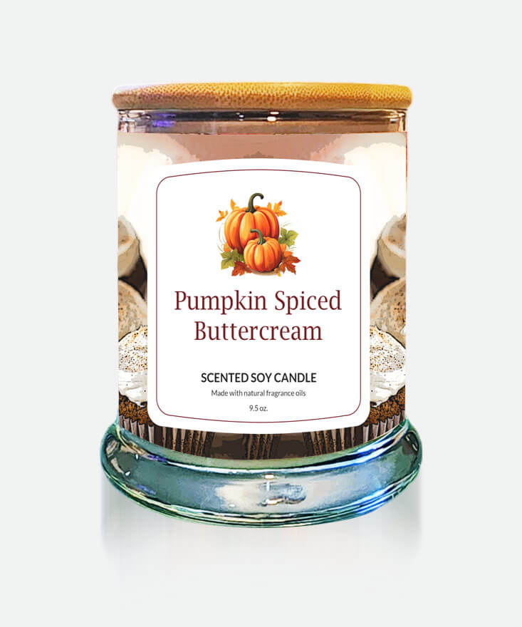 Pumpkin Spiced Buttercream Candle