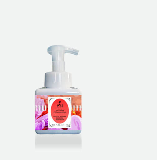 Saffron Cedarwood Foaming Hand Soap