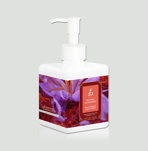 Saffron Cedarwood Body Lotion