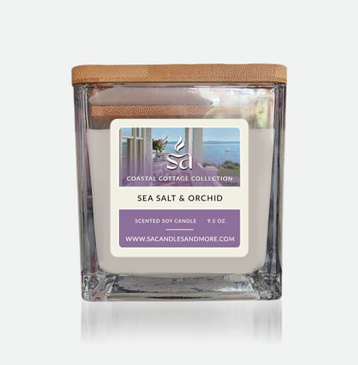 Sea Salt & Orchid 2 Wick Candles