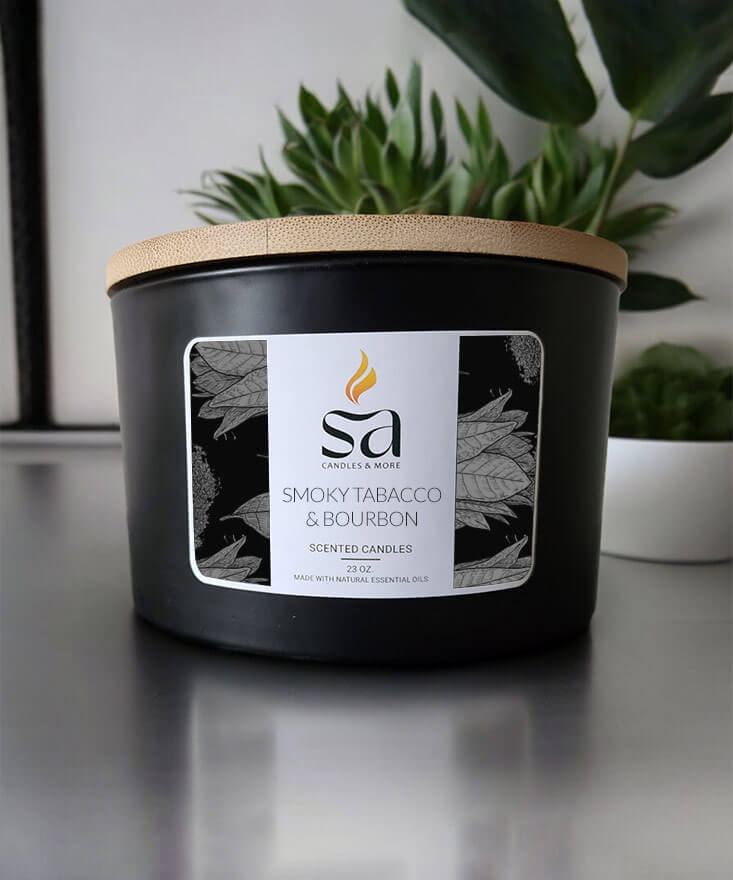 Smoky Tabacco & Bourbon Candle