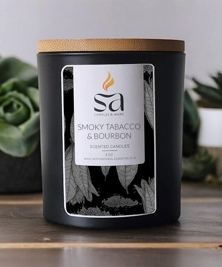 Smoky Tabacco & Bourbon Candle-hover