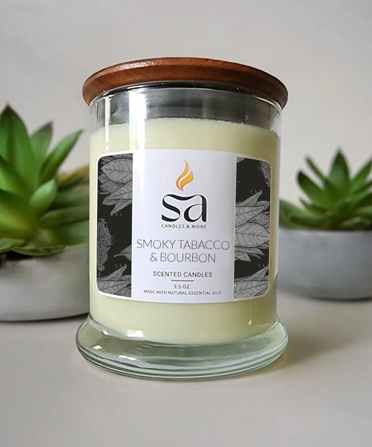 Smoky Tabacco & Bourbon Candle