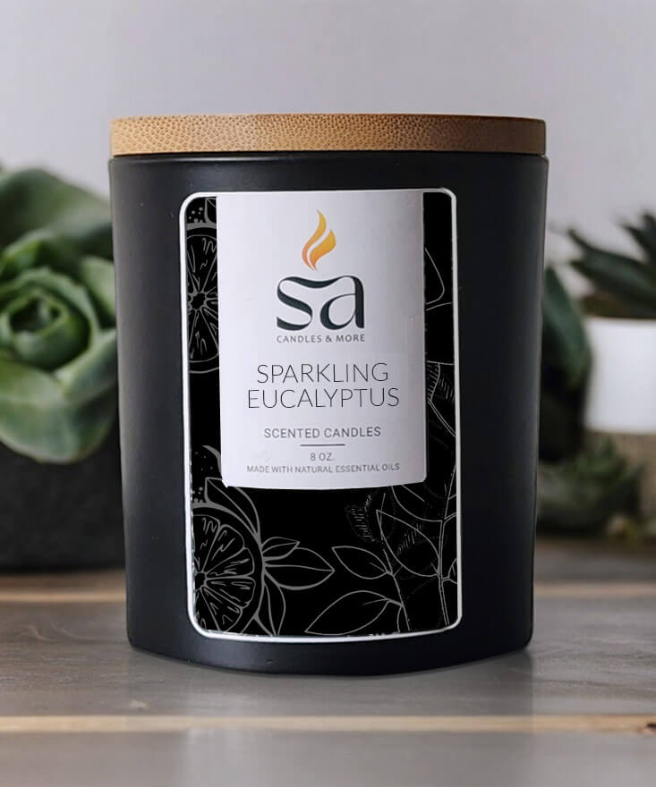 Sparkling Eucalyptus Candle-hover