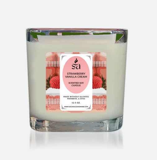 Strawberry Vanilla Cream Top Offer 2 Wick Candles hover