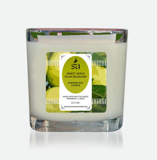 Sweet Apple Plum Blossom Top Offer 2 Wick Candles