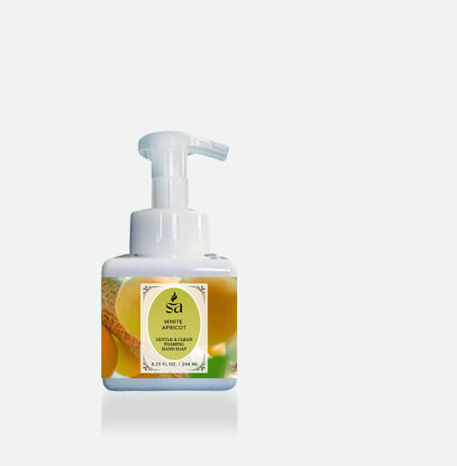 White Apricot Foaming Hand Soap
