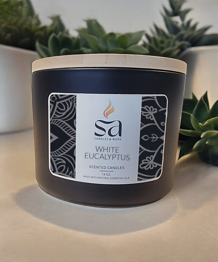 White Eucalyptus Candle