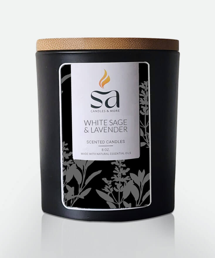 White Sage & Lavender Candle